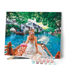 Cargar imagen en el visor de la galería, Pintar Por Números - Anhelo De Los Amantes Del Agua - Figuredart - Paisajes Romanticismo