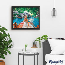 Cargar imagen en el visor de la galería, Pintar Por Números - Anhelo De Los Amantes Del Agua - Figuredart - Paisajes Romanticismo