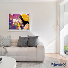 Cargar imagen en el visor de la galería, Pintar Por Números - Muchacha Con El Conejo - Figuredart - Animales
