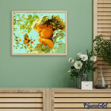 Cargar imagen en el visor de la galería, Pintar Por Números - Muchacha De La Mariposa - Figuredart - Animales Mariposas Retrato