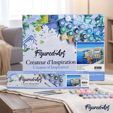 Cargar imagen en el visor de la galería, Pintar Por Números - Casa Costera - Figuredart - Barcos Paisajes