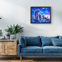 Cargar imagen en el visor de la galería, Pintar Por Números - Tigre Blanco - Figuredart - Animales Tigres