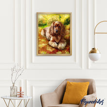 Cargar imagen en el visor de la galería, Pintar Por Números - Cachorro Golden Retriever - Figuredart - Animales