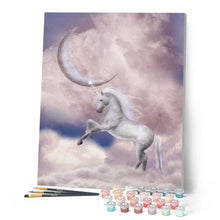 Cargar imagen en el visor de la galería, Pintar Por Números - Unicornio Y La Luna - Figuredart - Animales