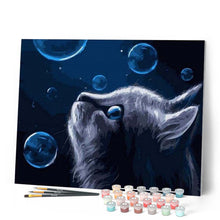 Cargar imagen en el visor de la galería, Pintar Por Números - Gato Azul - Figuredart - Animales Gatos