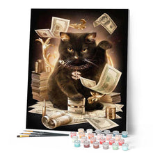 Cargar imagen en el visor de la galería, Pintar Por Números - Gato De La Suerte - Figuredart - Animales Gatos