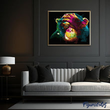 Cargar imagen en el visor de la galería, Pintar Por Números - Mono Pintado - Figuredart - Animales Mono