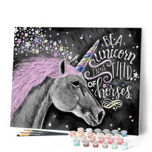 Cargar imagen en el visor de la galería, Pintar Por Números - Mural Unicornio - Figuredart - Animales