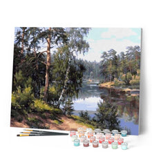 Cargar imagen en el visor de la galería, Pintar Por Números - Árboles Ciénaga - Figuredart - Paisajes Árboles