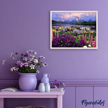 Cargar imagen en el visor de la galería, Pintar Por Números - Flores 2 - Figuredart - Flores Paisajes