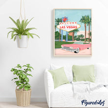 Cargar imagen en el visor de la galería, Póster de viaje Bienvenido a Las Vegas