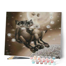 Cargar imagen en el visor de la galería, Pintar Por Números - Gato 1 - Figuredart - Animales Gatos