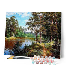Cargar imagen en el visor de la galería, Pintar Por Números - Paraje Forestal - Figuredart - Paisajes