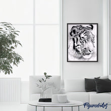 Cargar imagen en el visor de la galería, Pintar Por Números - Tigre Siberiano - Figuredart - Animales Tigres