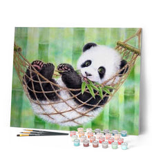 Cargar imagen en el visor de la galería, Pintar Por Números - Balanceo Del Panda - Figuredart - Animales Pandas