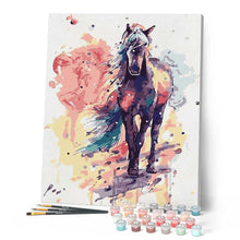 Cargar imagen en el visor de la galería, Pintar Por Números - Caballo Pintado - Figuredart - Animales Caballos