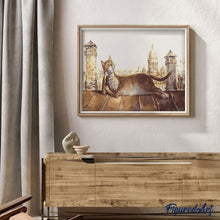 Cargar imagen en el visor de la galería, Pintar Por Números - Gato En Edificio - Figuredart - Animales Gatos