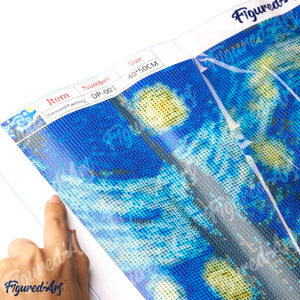 Diamond Painting - Mariposa y Flores Azules