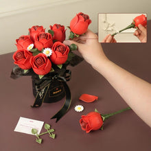 Cargar imagen en el visor de la galería, Puzzle 3D - Ramo de rosas rojas
