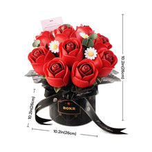 Cargar imagen en el visor de la galería, Puzzle 3D - Ramo de rosas rojas