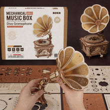 Cargar imagen en el visor de la galería, Puzzle 3D - Gramófono Diva