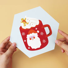 Cargar imagen en el visor de la galería, Mini Serie Pintar por Números - Hexágonos (6 piezas) - Tazas acogedoras de invierno