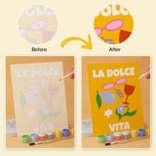 Cargar imagen en el visor de la galería, Mini Serie Pintar por Números 15x20cm (6 piezas) - Dulce sol