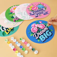 Cargar imagen en el visor de la galería, Mini Serie Pintar por Números - discos de Ø20cm (6 piezas) - Colección Sé amable