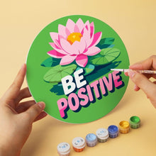 Cargar imagen en el visor de la galería, Mini Serie Pintar por Números - discos de Ø20cm (6 piezas) - Colección Sé amable