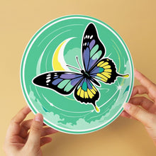 Cargar imagen en el visor de la galería, Mini Serie Pintar por Números - discos de Ø20cm (6 piezas) - Alas de esmeralda
