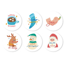 Cargar imagen en el visor de la galería, Mini Serie Pintar por Números - discos de Ø20cm (6 piezas) - Modo invierno acogedor Figured'Art