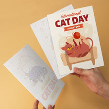 Cargar imagen en el visor de la galería, Mini Serie Pintar por Números 15x20cm (6 piezas) - Día del gato
