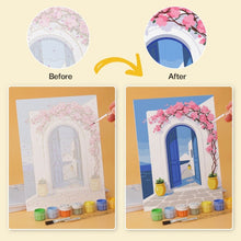 Cargar imagen en el visor de la galería, Mini Serie Pintar por Números 15x20cm (6 piezas) - Postal griega