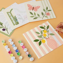 Cargar imagen en el visor de la galería, Mini Serie Pintar por Números 20x20cm (6 piezas) - Susurros del jardín