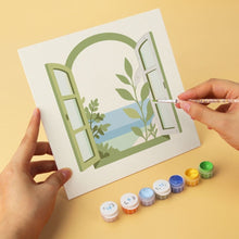 Cargar imagen en el visor de la galería, Mini Serie Pintar por Números 20x20cm (6 piezas) - Susurros del jardín