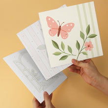 Cargar imagen en el visor de la galería, Mini Serie Pintar por Números 20x20cm (6 piezas) - Susurros del jardín