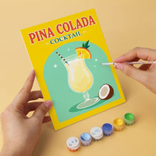Cargar imagen en el visor de la galería, Mini Serie Pintar por Números 15x20cm (6 piezas) - Estampados de Happy Hour