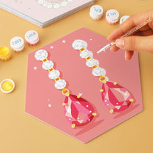 Cargar imagen en el visor de la galería, Mini Serie Pintar por Números - Hexágonos (6 piezas) - Gemas preciosas