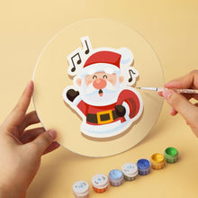 Cargar imagen en el visor de la galería, Mini Serie Pintar por Números - discos de Ø20cm (6 piezas) - Magia navideña
