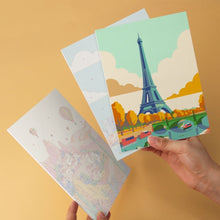 Cargar imagen en el visor de la galería, Mini Serie Pintar por Números 15x20cm (6 piezas) - El mundo en color