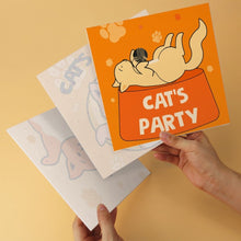 Cargar imagen en el visor de la galería, Mini Serie Pintar por Números 20x20cm (6 piezas) - Fiesta de gatos
