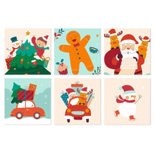 Cargar imagen en el visor de la galería, Mini Serie Pintar por Números 20x20cm (6 piezas) - Set de diversión festiva Figured'Art
