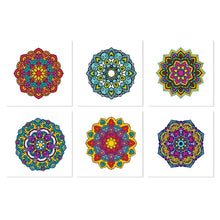 Cargar imagen en el visor de la galería, Mini Serie Pintar por Números 20x20cm (6 piezas) - Mandalas caleidoscópicos Figured'Art