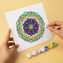 Cargar imagen en el visor de la galería, Mini Serie Pintar por Números 20x20cm (6 piezas) - Mandalas caleidoscópicos