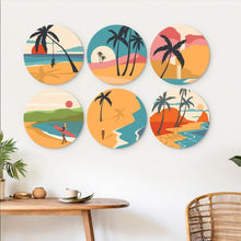 Cargar imagen en el visor de la galería, Mini Serie Pintar por Números - discos de Ø20cm (6 piezas) - Ensueños