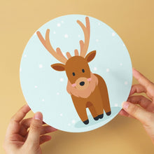 Cargar imagen en el visor de la galería, Mini Serie Pintar por Números - discos de Ø20cm (6 piezas) - Historias del bosque