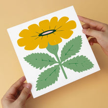 Cargar imagen en el visor de la galería, Mini Serie Pintar por Números 20x20cm (6 piezas) - Patrón de formas botánicas