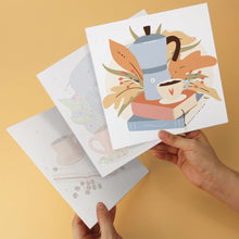 Cargar imagen en el visor de la galería, Mini Serie Pintar por Números 20x20cm (6 piezas) - Ritual del café