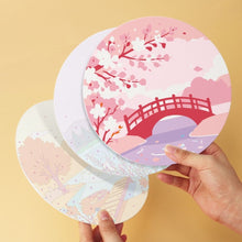 Cargar imagen en el visor de la galería, Mini Serie Pintar por Números - discos de Ø20cm (6 piezas) - Paisajes de ensueño 1