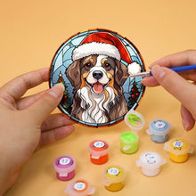 Cargar imagen en el visor de la galería, Pintar por números Posavasos 15cm (6 piezas) - Criaturas de Navidad